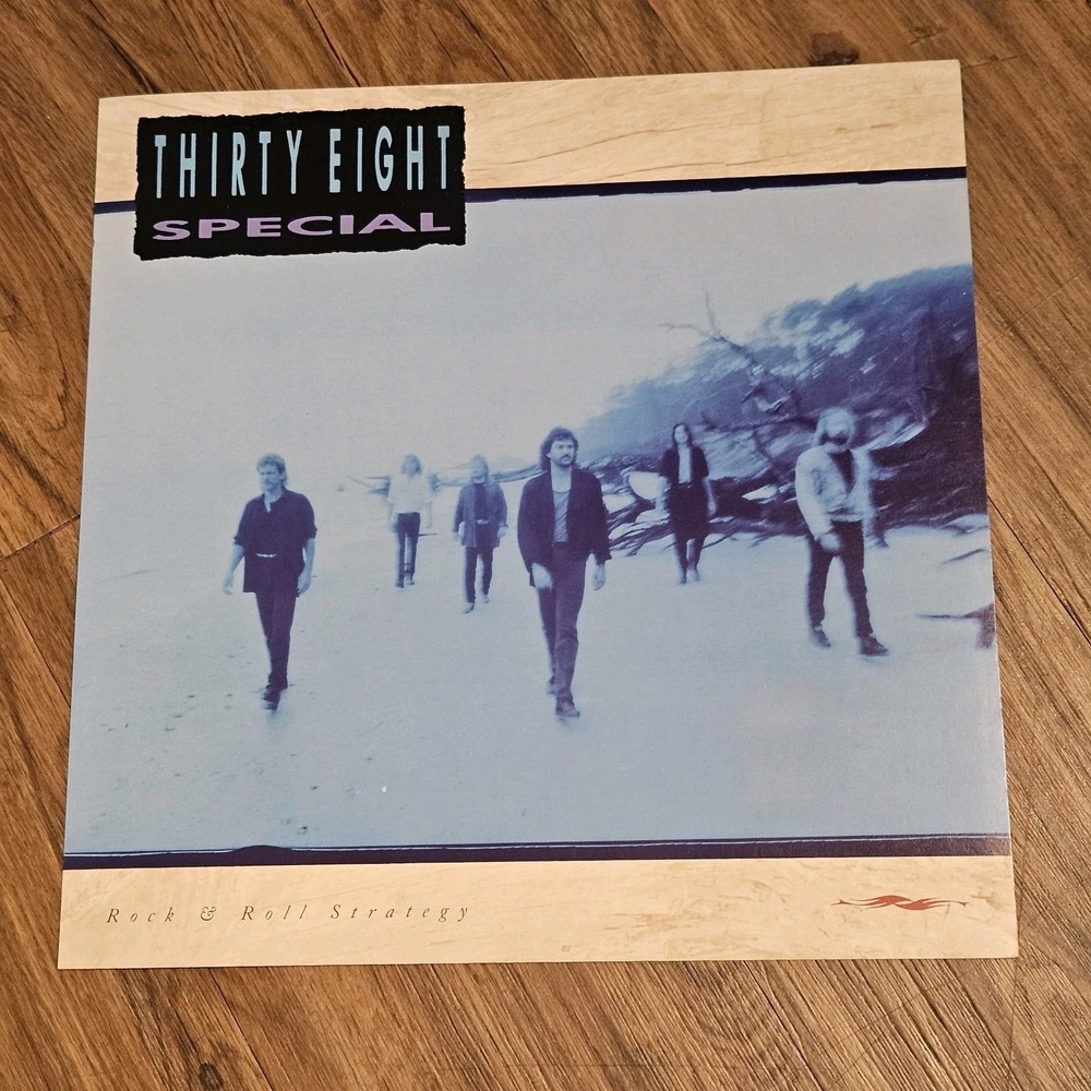 1988 THIRTY EIGHT SPECIAL ROCK & ROLL STRATEGY CARDBOARD PROMO POSTER FLAT‎